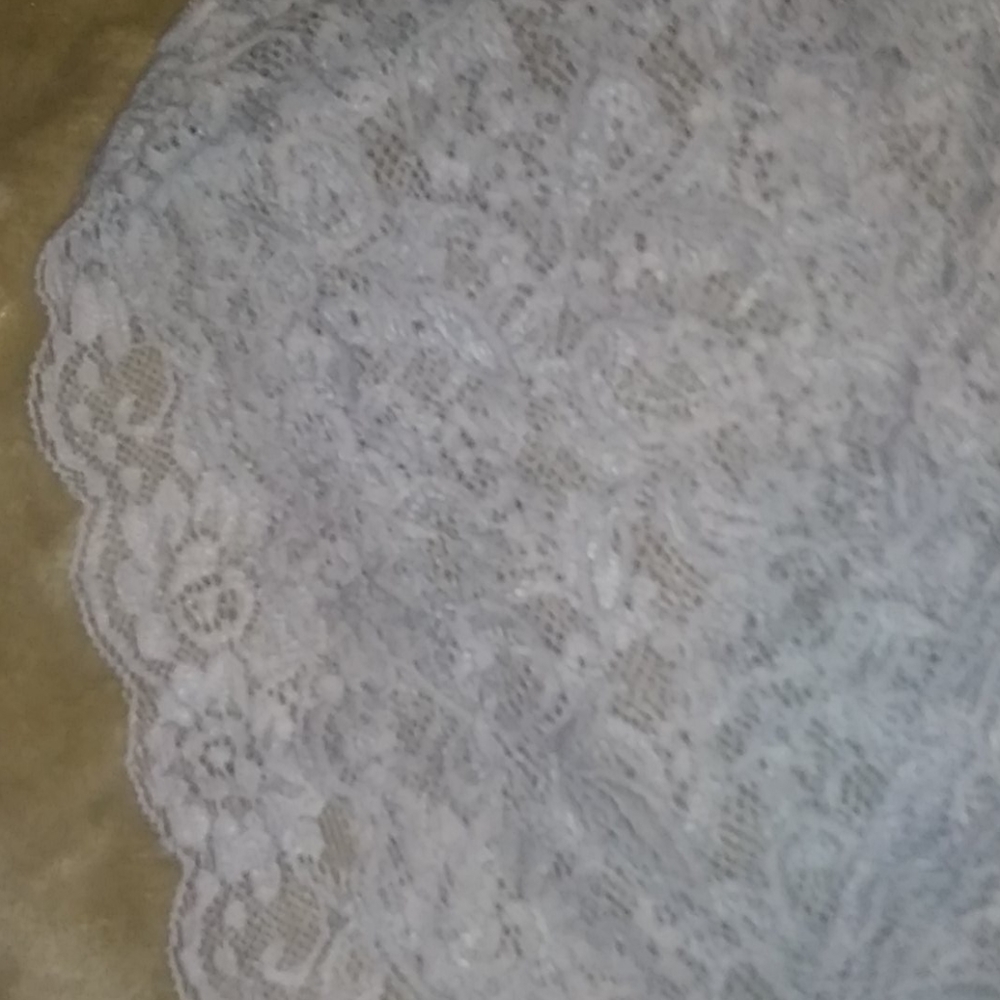 ***SOLD*** Shein GREY FLORAL LACE TEDDY - Picture 4 of 4